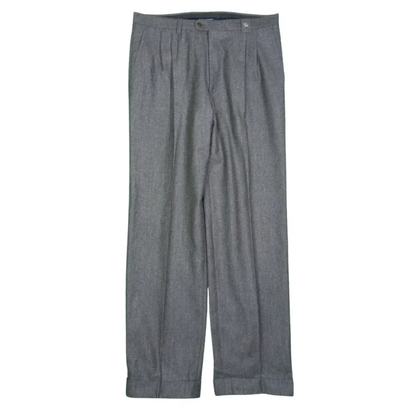 Pantalón de pinza Burberrys vintage 90s gris 44 - Lacaie Vintage