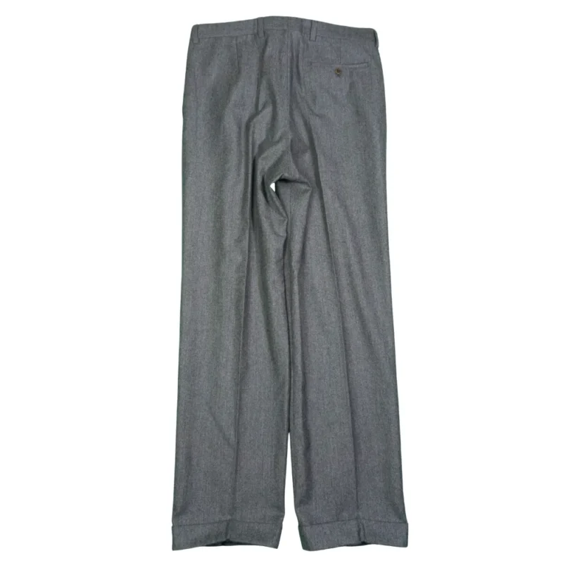 Pantalón de pinza Burberrys vintage 90s gris 44 - Imagen 3 - Lacaie Vintage