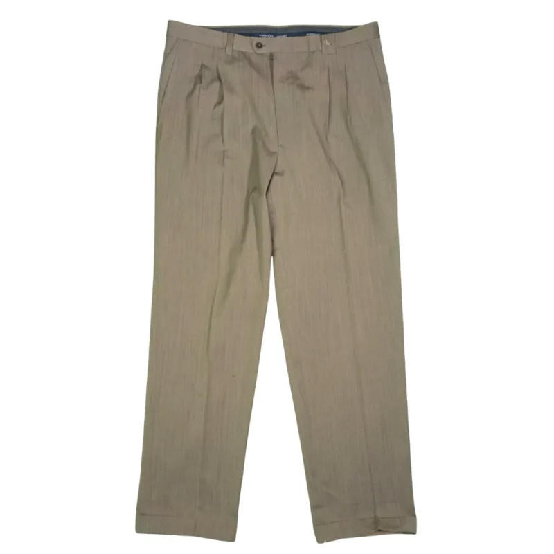 Pantalón de pinza Burberrys vintage 90s marrón 46 - Lacaie Vintage