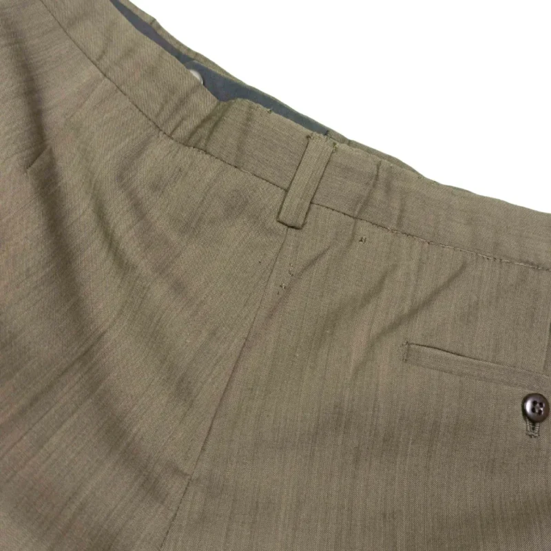 Pantalón de pinza Burberrys vintage 90s marrón 46 - Imagen 2 - Lacaie Vintage