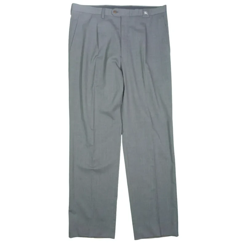 Pantalón de pinza Burberrys vintage 90s gris 44 - Lacaie Vintage