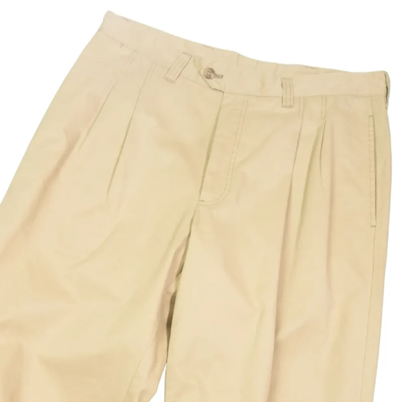 Pantalón Burberrys vintage 90s beige 44 - Imagen 2 - Lacaie Vintage
