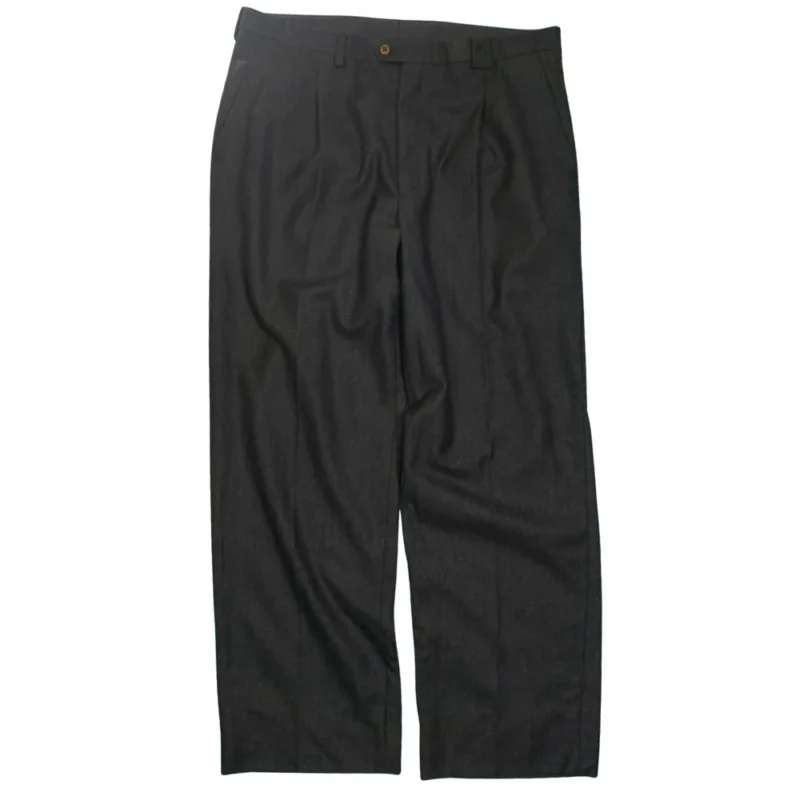 Pantalón de pinza Burberrys vintage 90s marrón 46 - Lacaie Vintage