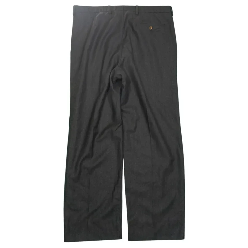 Pantalón de pinza Burberrys vintage 90s marrón 46 - Imagen 2 - Lacaie Vintage