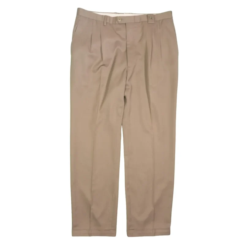 Pantalón Burberrys vintage 90s marrón claro 50 - Lacaie Vintage
