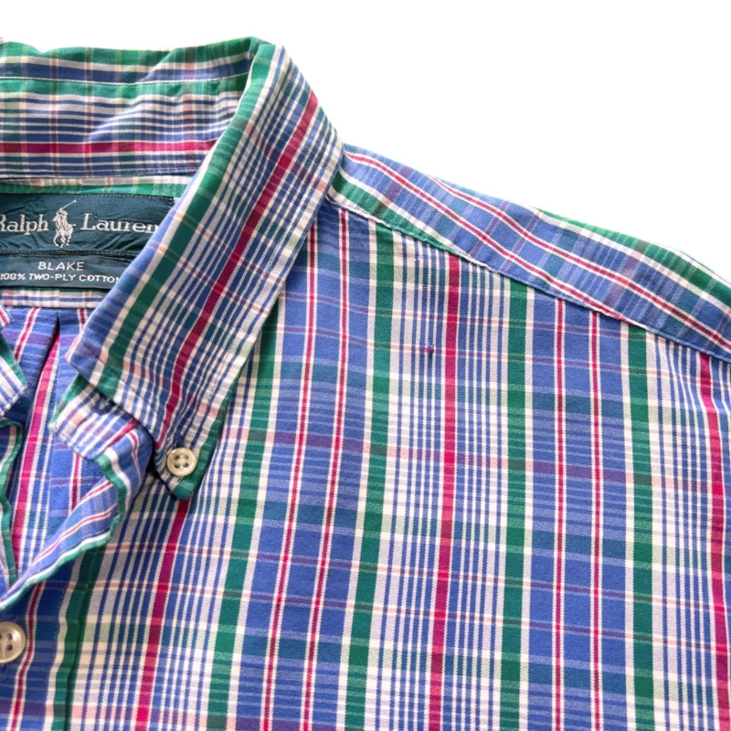Camisa de cuadros Ralph Lauren vintage 00s XL - Imagen 4 - Lacaie Vintage