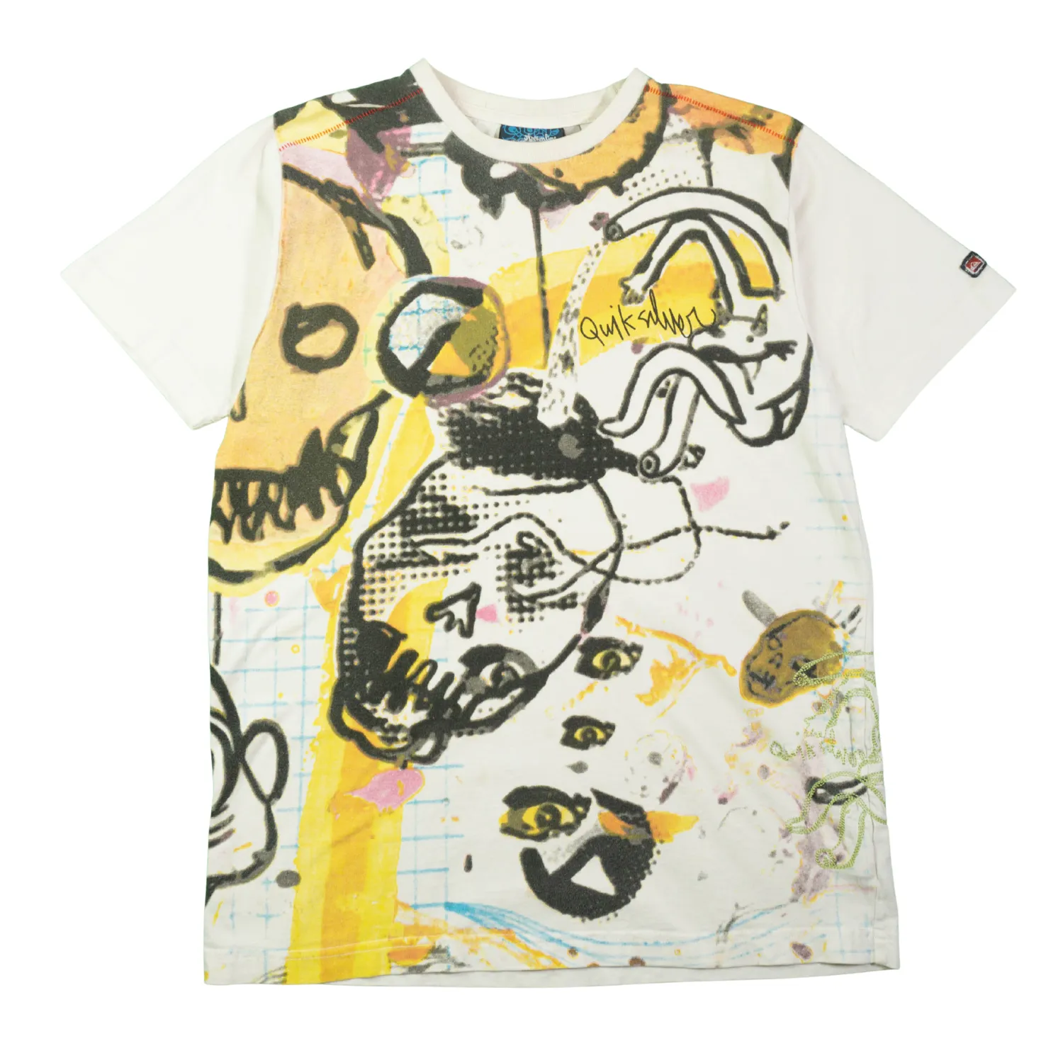 Camiseta estampada Quiksilver vintage 90s M - Lacaie Vintage Camiseta estampada Quiksilver vintage 90s M