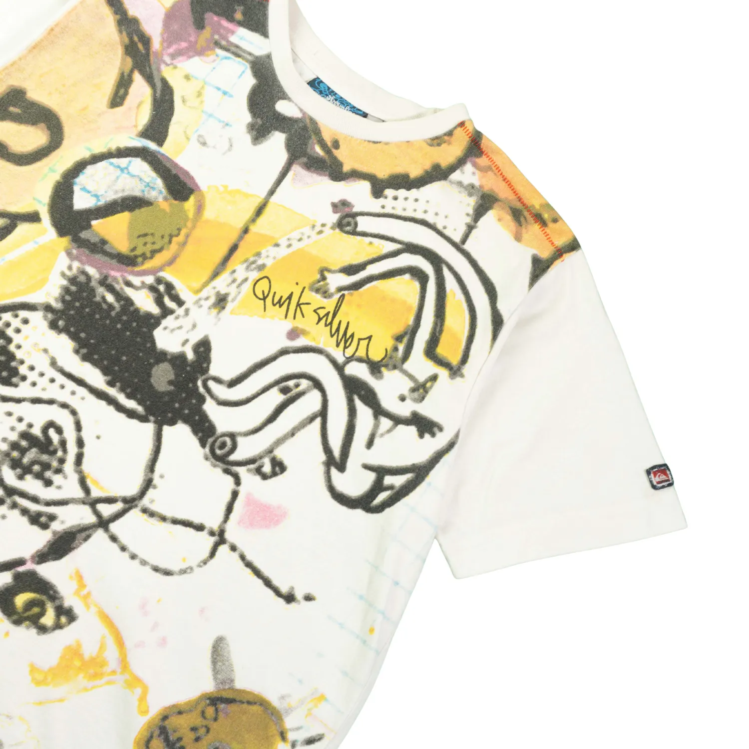 Camiseta estampada Quiksilver vintage 90s M - Lacaie Vintage Camiseta estampada Quiksilver vintage 90s M - Imagen 2