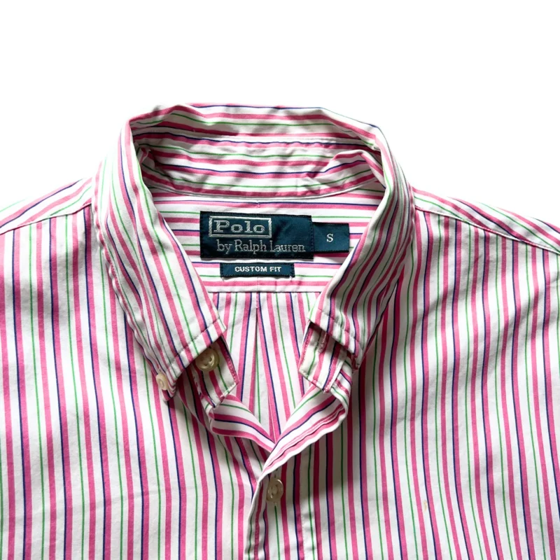 Camisa de rayas Ralph Lauren vintage 00s S - Imagen 2 - Lacaie Vintage