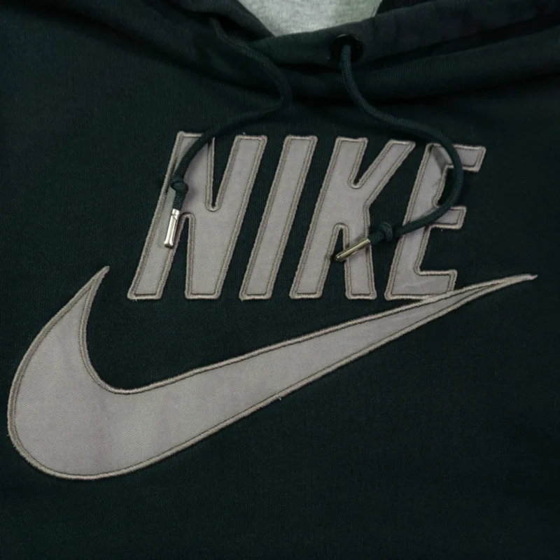Sudadera Nike vintage 00s negra S - Imagen 2 - Lacaie Vintage