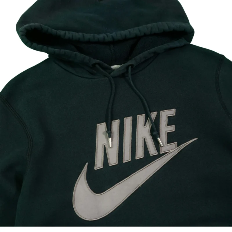 Sudadera Nike vintage 00s negra S - Imagen 3 - Lacaie Vintage