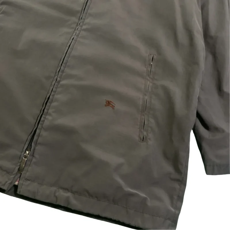 Chaqueta Burberrys vintage 90s gris 50 - Imagen 2 - Lacaie Vintage