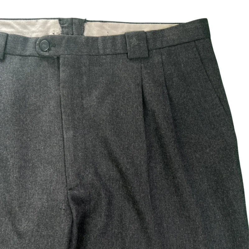 Pantalón burberrys vintage 90s gris oscuro 48 - Imagen 2 - Lacaie Vintage