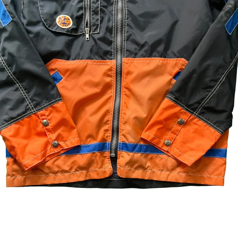 Chaqueta vintage 00s azul marino/naranja M - Imagen 3 - Lacaie Vintage