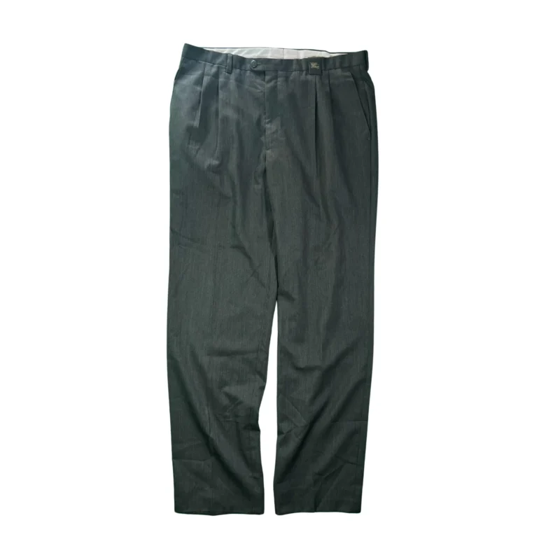 Pantalón Burberrys vintage 90s marrón oscuro 48 - Lacaie Vintage