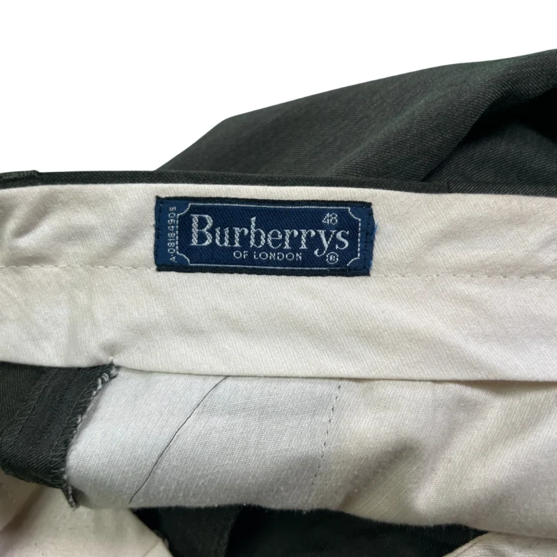 Pantalón Burberrys vintage 90s marrón oscuro 48 - Imagen 3 - Lacaie Vintage
