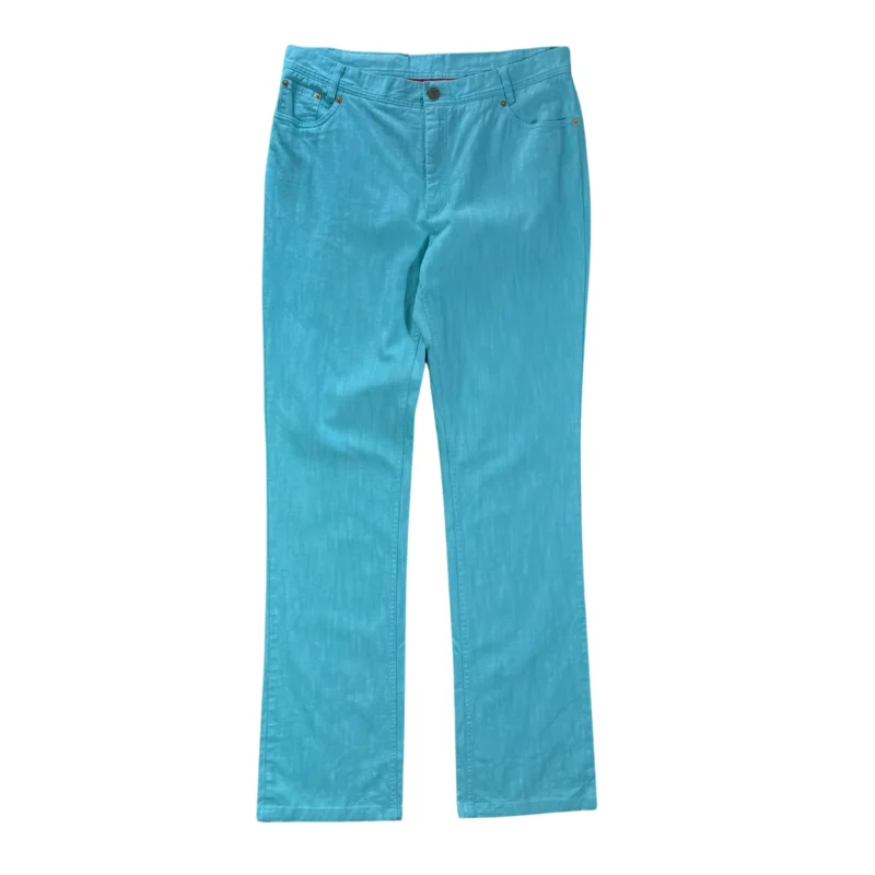 Pantalón mujer Burberrys vintage 00s turquesa 44 - Lacaie Vintage