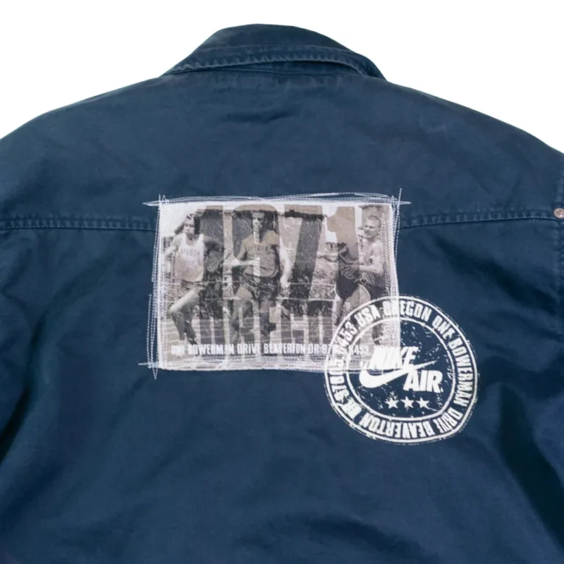 Chaqueta Nike vintage 00s azul marino S - Imagen 7 - Lacaie Vintage