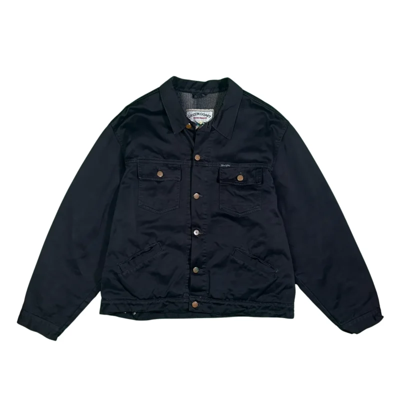 Chaqueta Green Coast vintage 90s negra L - Lacaie Vintage