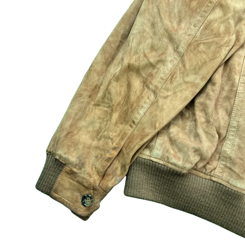 Chaqueta de ante Burberrys vintage 90s marrón L - Imagen 2 - Lacaie Vintage