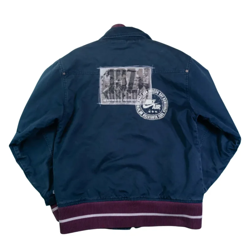 Chaqueta Nike vintage 00s azul marino S - Imagen 8 - Lacaie Vintage