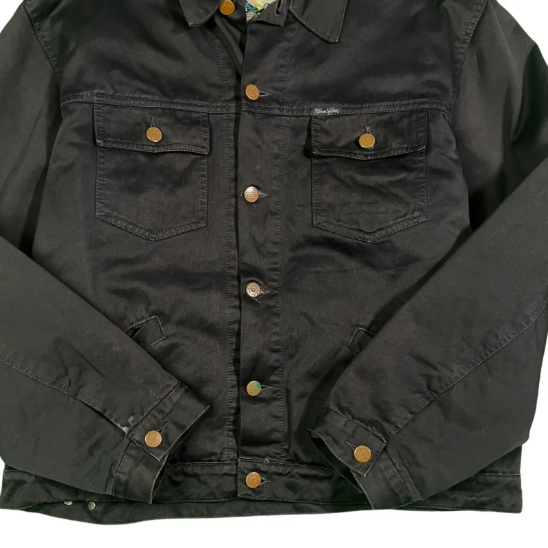Chaqueta Green Coast vintage 90s negra L - Imagen 3 - Lacaie Vintage