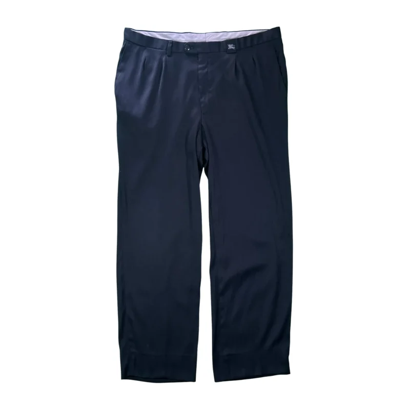 Pantalón Burberrys vintage 00s azul marino 50 - Lacaie Vintage