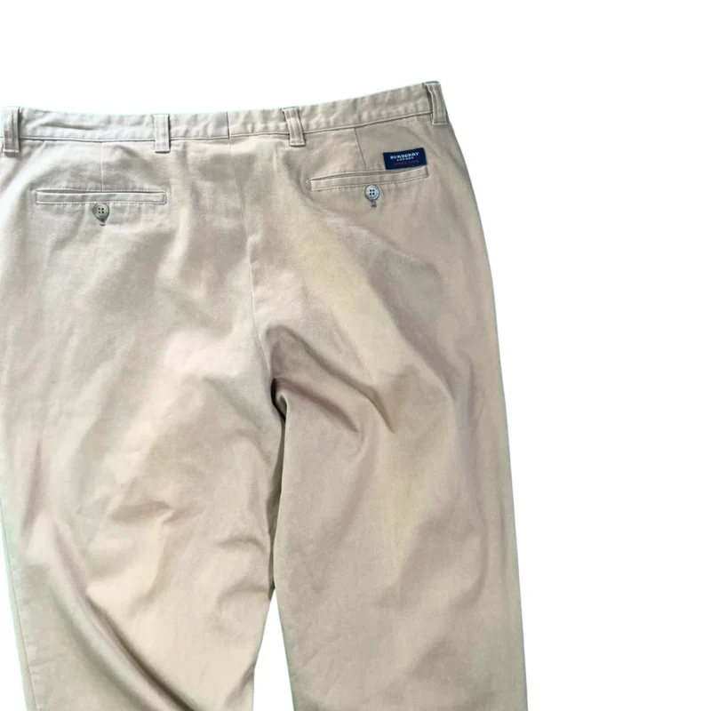 Pantalón Burberrys vintage 00s beige 50 - Imagen 5 - Lacaie Vintage