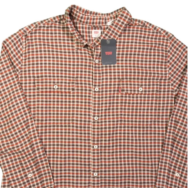 Camisa de cuadros Levis vintage 00s XXL - Imagen 2 - Lacaie Vintage