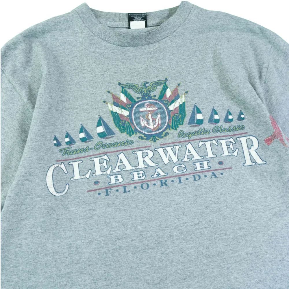 Camiseta Florida vintage 90s gris S - Lacaie Vintage Camiseta Florida vintage 90s gris S - Imagen 2