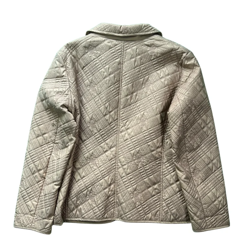 Chaqueta acolchada mujer Burberrys vintage 00s marrón 50 - Imagen 6 - Lacaie Vintage