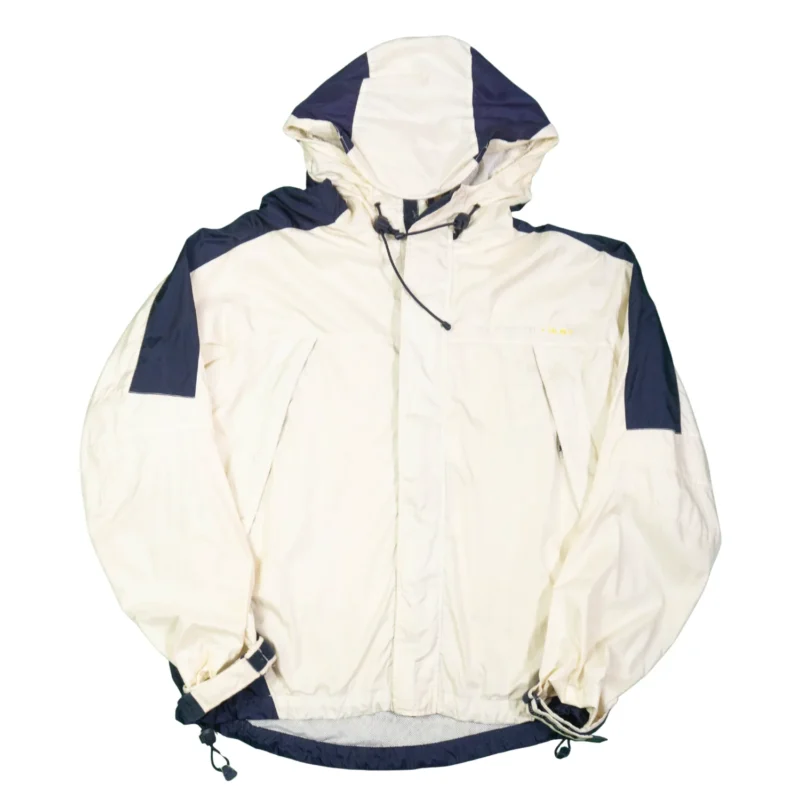Cortavientos Polo Sport Ralph Lauren vintage 90s beige/azul marino XXL - Lacaie Vintage