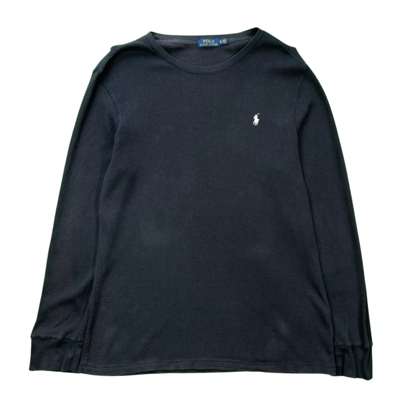Jersey fino Ralph Lauren azul marino XL - Lacaie Vintage