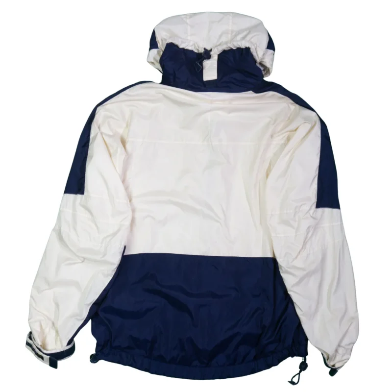 Cortavientos Polo Sport Ralph Lauren vintage 90s beige/azul marino XXL - Imagen 8 - Lacaie Vintage