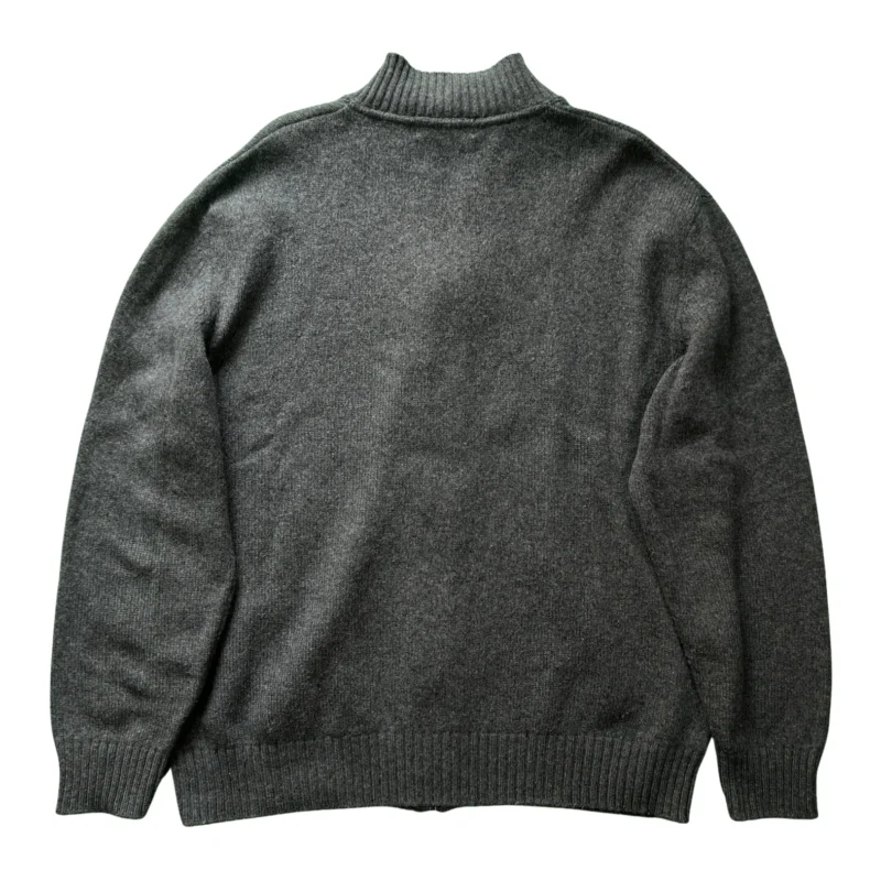 Jersey con cremallera Burberrys vintage 00s gris L - Imagen 4 - Lacaie Vintage