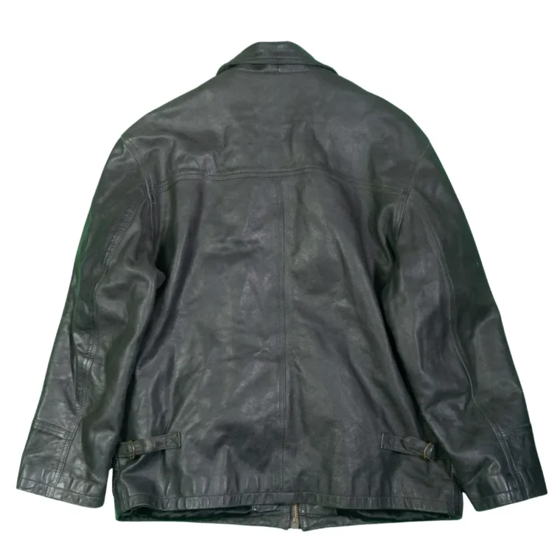 Chaqueta de piel Red Skins vintage 90s XXL - Imagen 5 - Lacaie Vintage