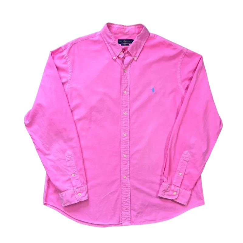 Camisa Ralph Lauren rosa XXL - Lacaie Vintage