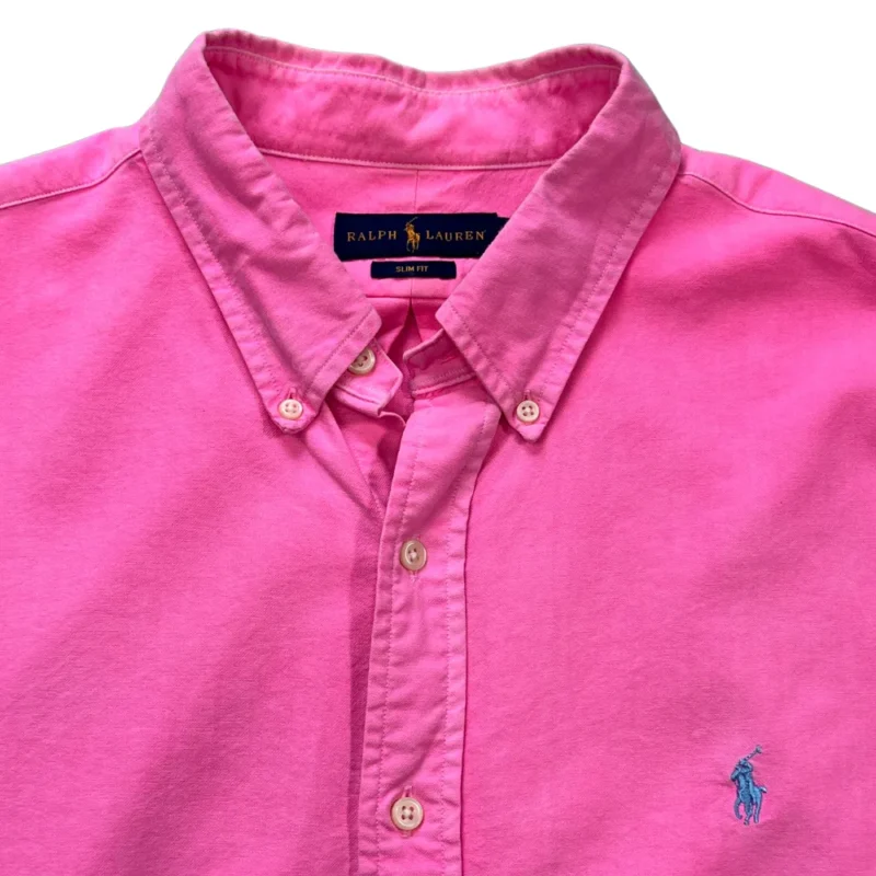 Camisa Ralph Lauren rosa XXL - Imagen 3 - Lacaie Vintage