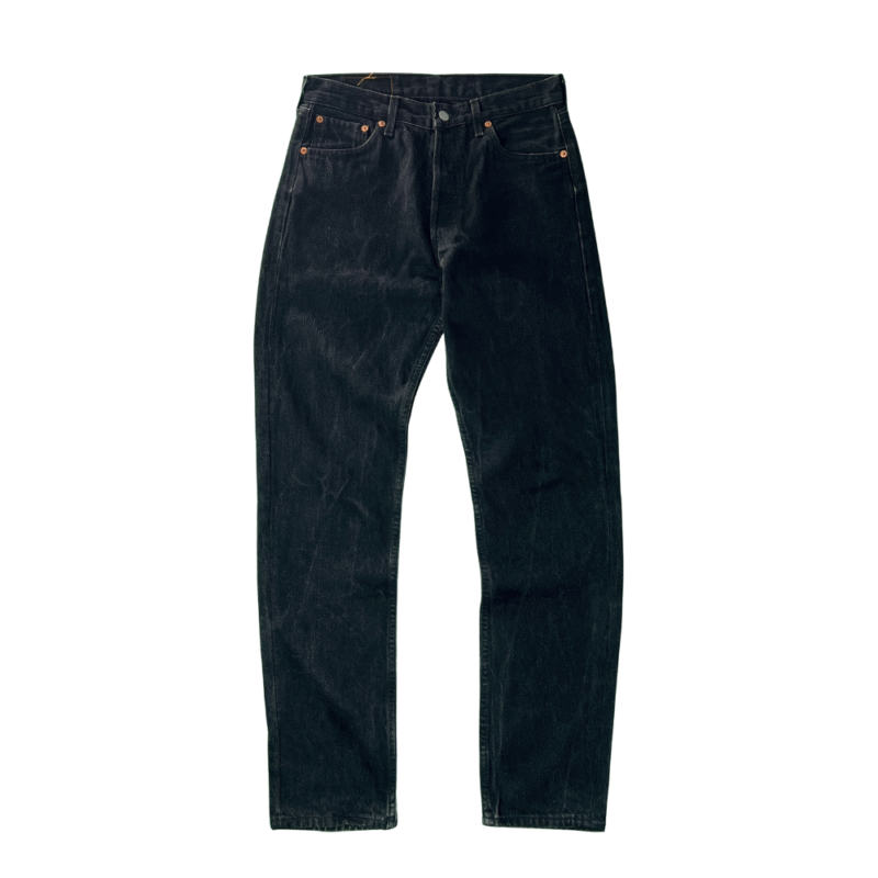 Vaquero Levis 501 negro W30 - Imagen 5 - Lacaie Vintage