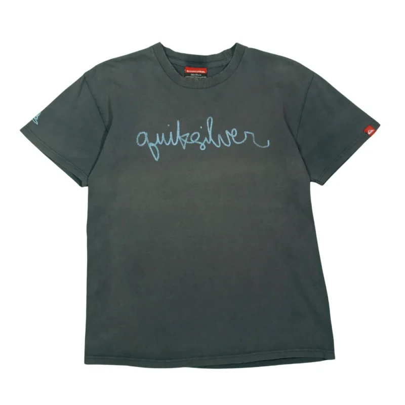 Camiseta Quiksilver vintage 00s sun-fade azul marino M - Lacaie Vintage Camiseta Quiksilver vintage 00s sun-fade azul marino M - Lacaie Vintage