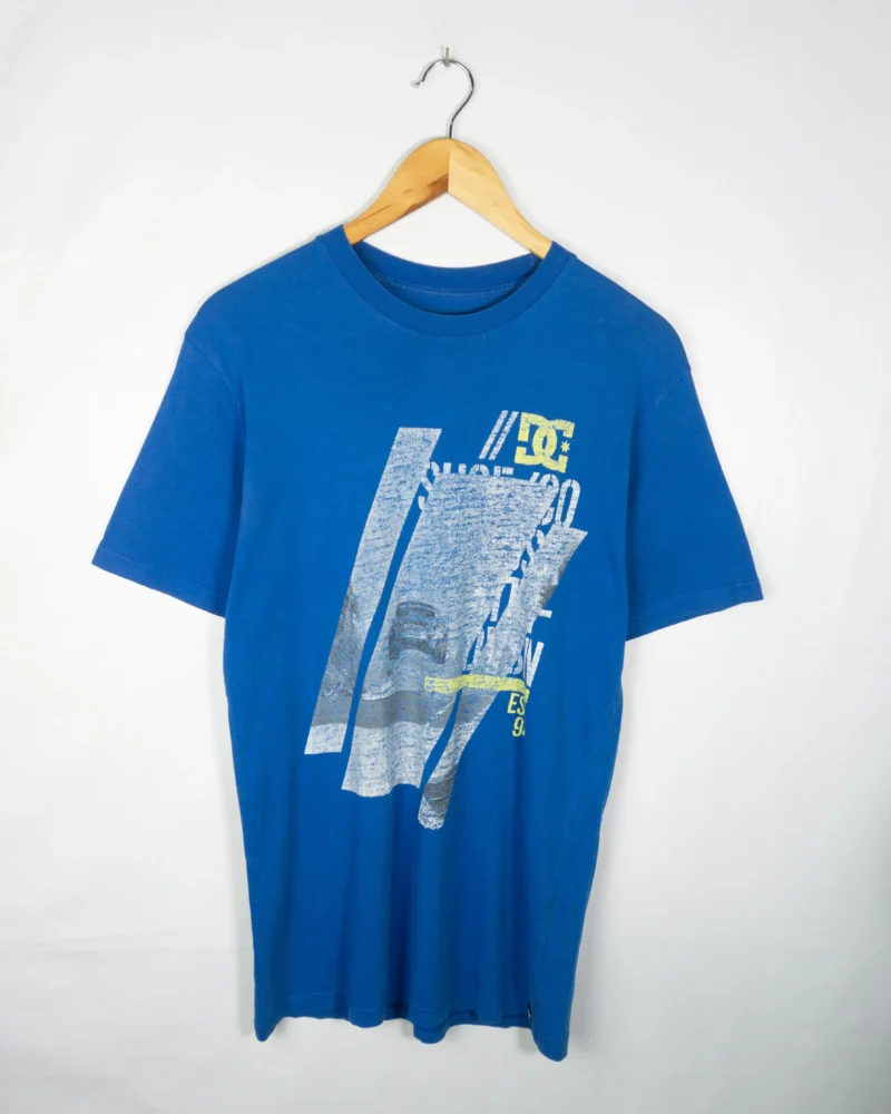 Camiseta Dc skate Ken Block azul S - Imagen 2 - Lacaie Vintage