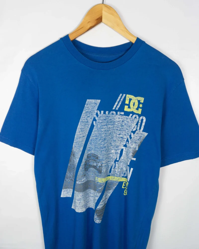 Camiseta Dc skate Ken Block azul S - Imagen 3 - Lacaie Vintage