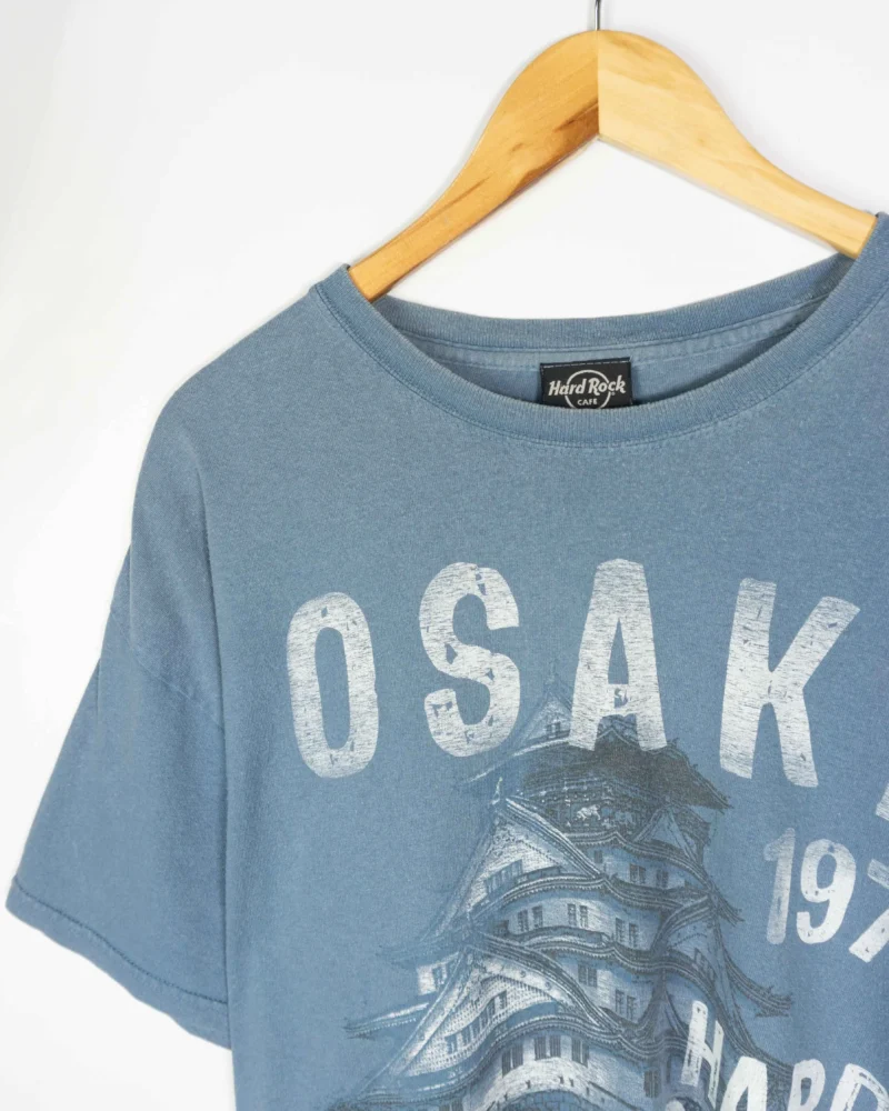 Camiseta Hard Rock Osaka vintage 00s azul XL - Imagen 3 - Lacaie Vintage