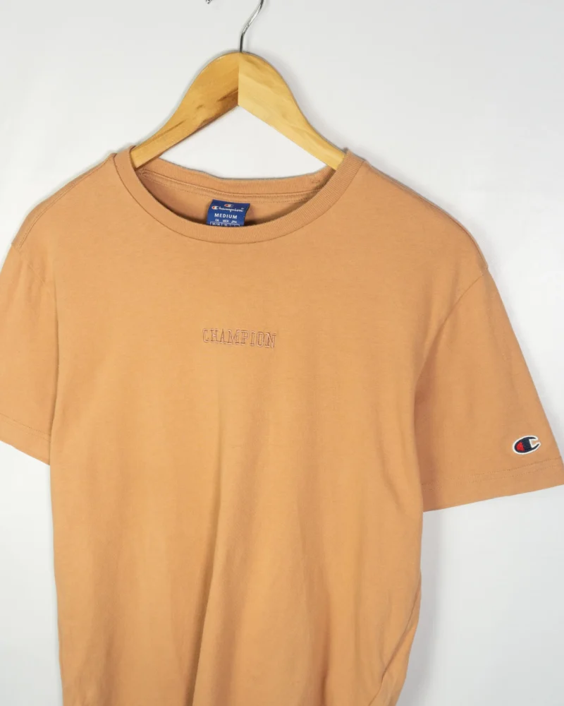 Camiseta Champión marrón M - Imagen 2 - Lacaie Vintage
