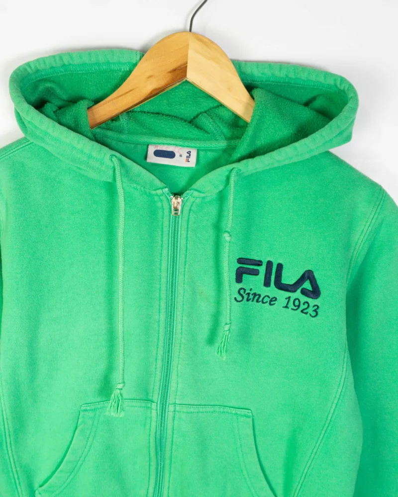 Sudadera mujer Fila vintage 00s verde S - Imagen 2 - Lacaie Vintage