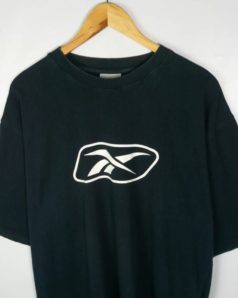 Camiseta Reebok vintage 00s negra XXL - Imagen 2 - Lacaie Vintage