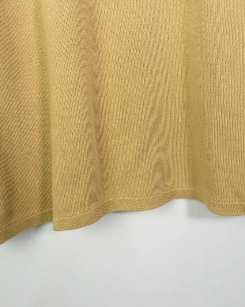 Jersey Ralph Lauren 1/4 zip beige M - Imagen 3 - Lacaie Vintage