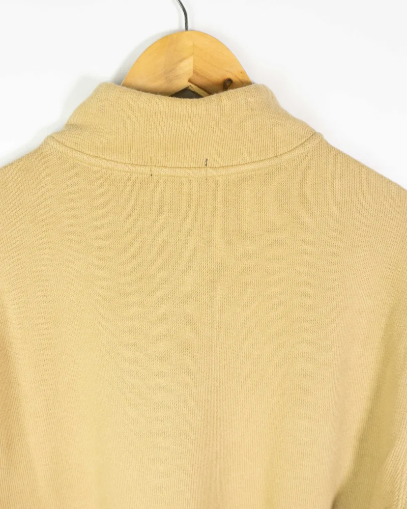 Jersey Ralph Lauren 1/4 zip beige M - Imagen 4 - Lacaie Vintage