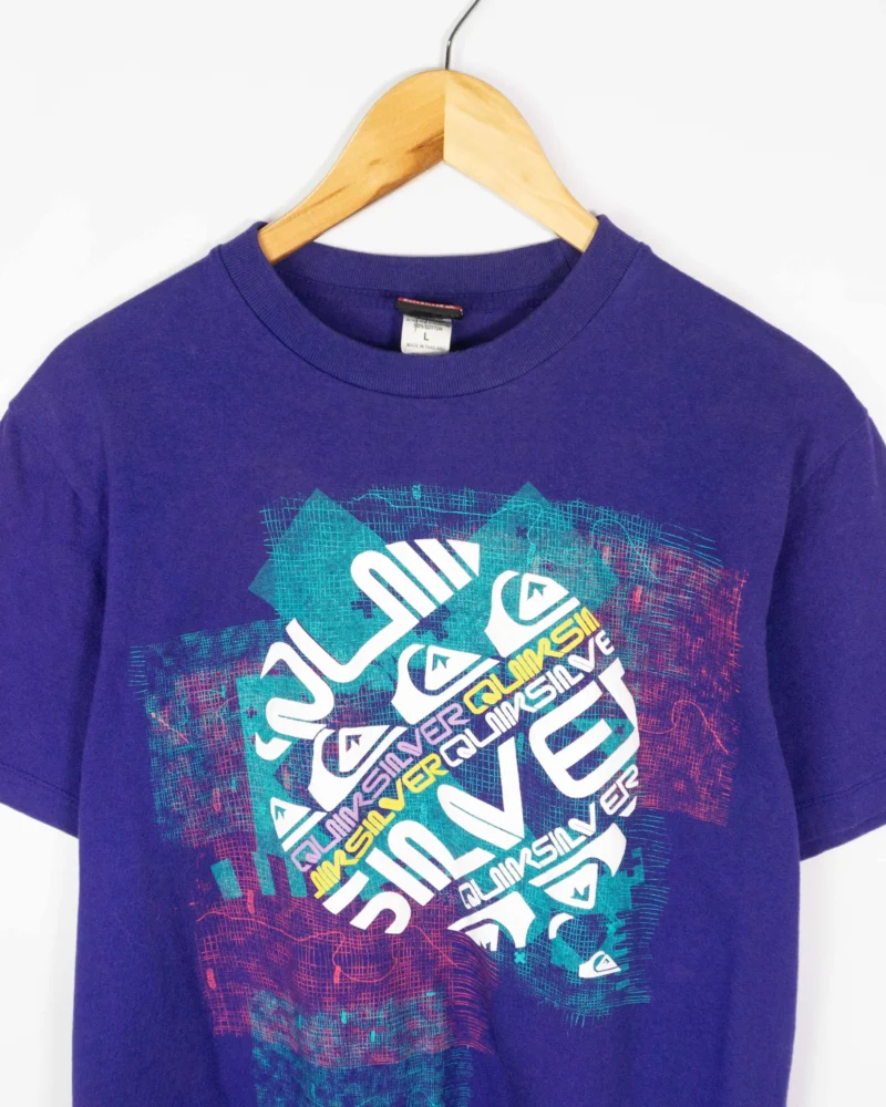 Camiseta Quiksilver vintage 00s azul L - Imagen 2 - Lacaie Vintage