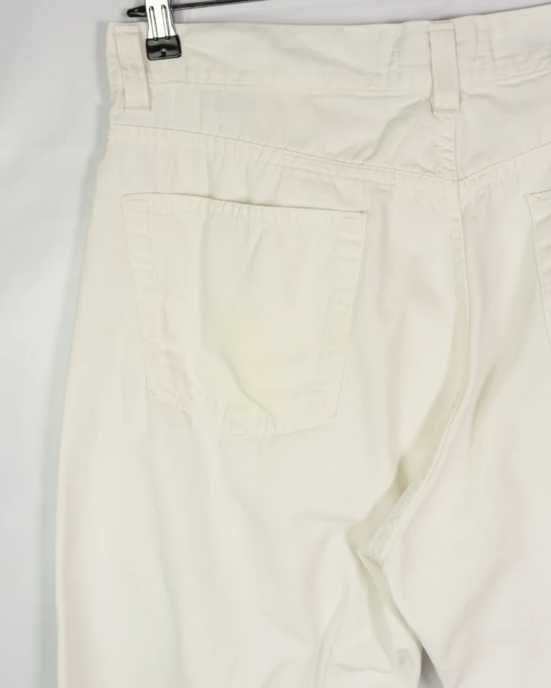 Pantalón Versace vintage 90s blanco 38 - Imagen 7 - Lacaie Vintage